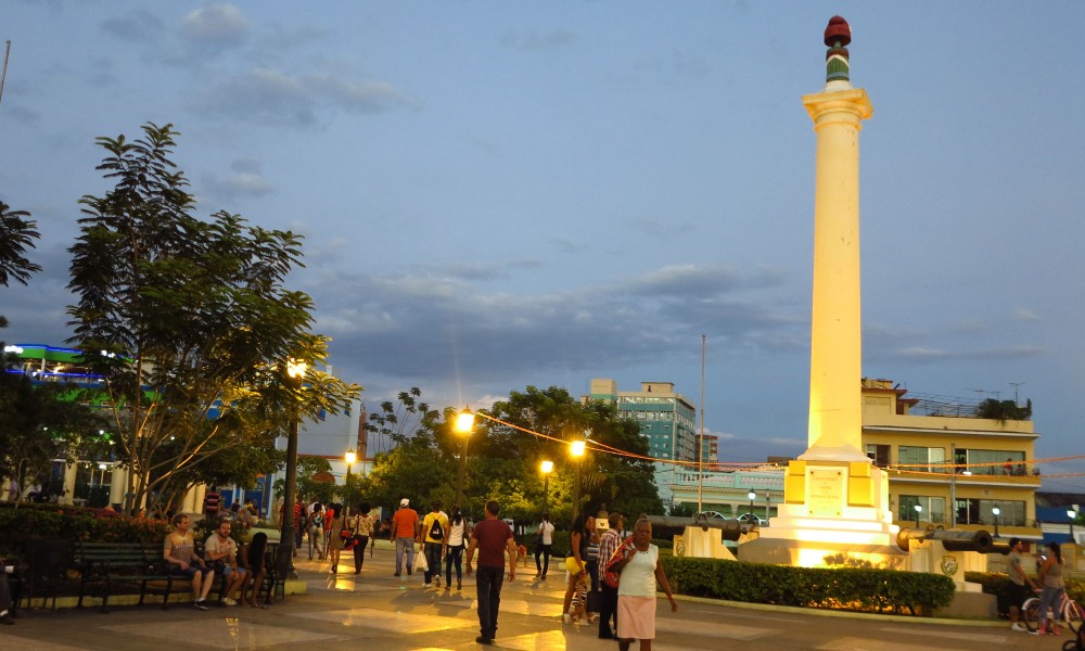 Hay gente que amanece en los parques (Foto: Julio Batista)