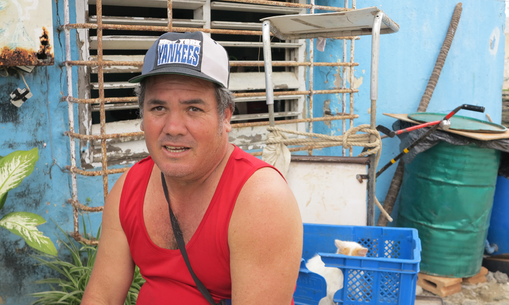 Modesto Flores ha vivido 47 años al lado del Quibú (Foto: Geisy Guia)