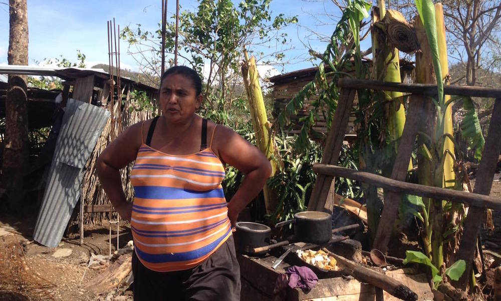 Durante el ciclón a Marelis solo le preocupaba que no le robaran los materiales de la construcción (Foto: Geisy Guia)