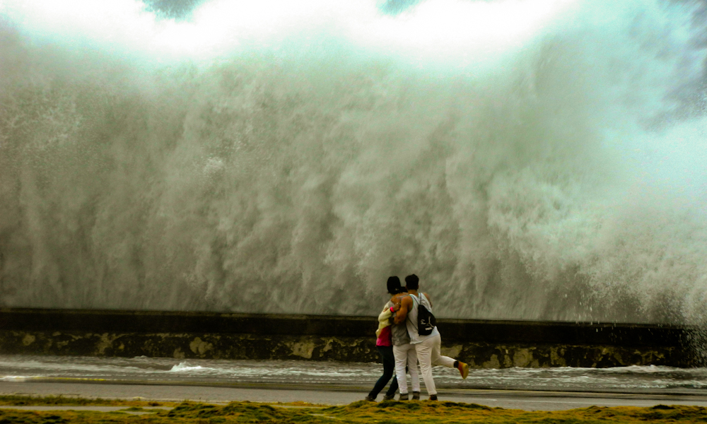 El mar avanzó al menos 500 metros Malecón adentro (Foto: Jorge Carrasco)