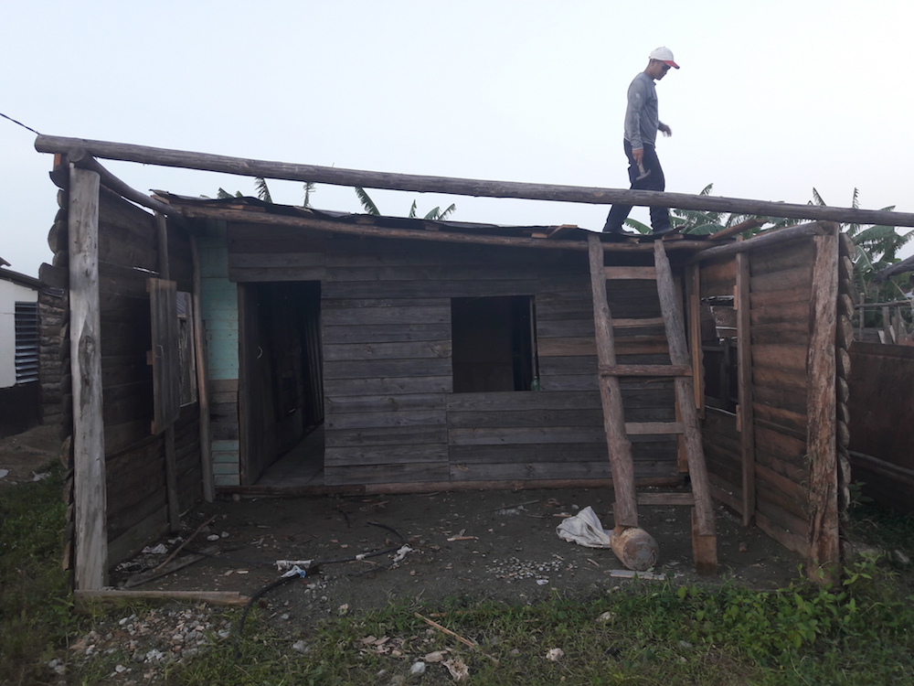 Afectaciones en las viviendas por el tornado