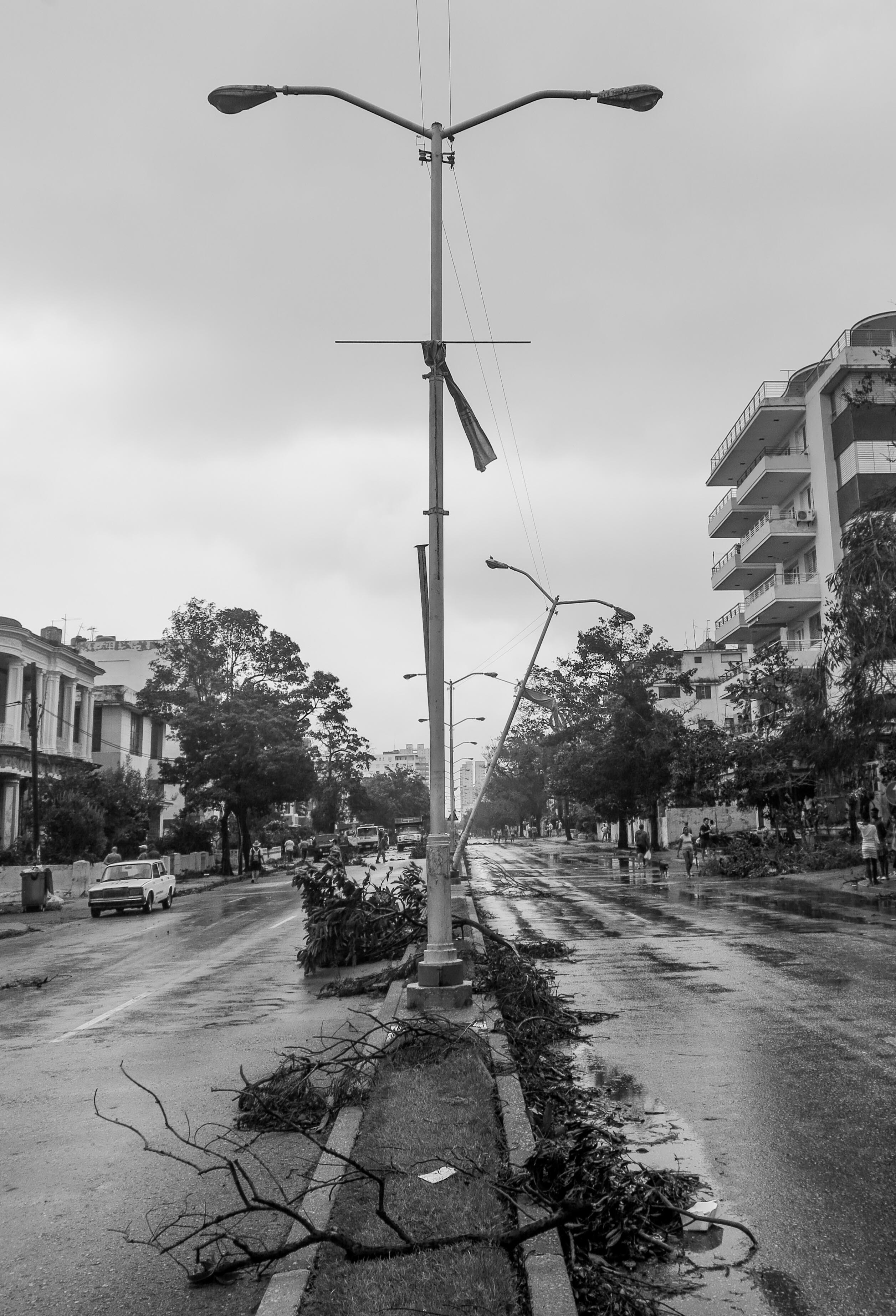 Todavía en la ciudad hay múltiples riesgos para los habitantes (Foto: Mónica Baró)