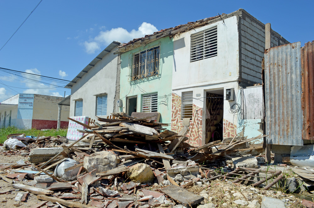 La zona próxima al mar fue la más vulnerable a los azotes de Irma, que llegó a este territorio con categoría 4