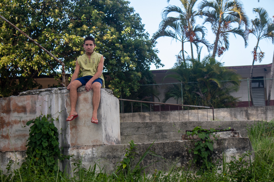 Alejandro Banderas, con 15 años (Foto: Ismario Rodríguez)