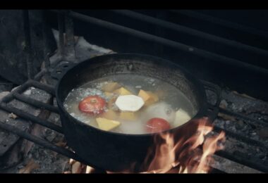 cocina de leña en Cuba
